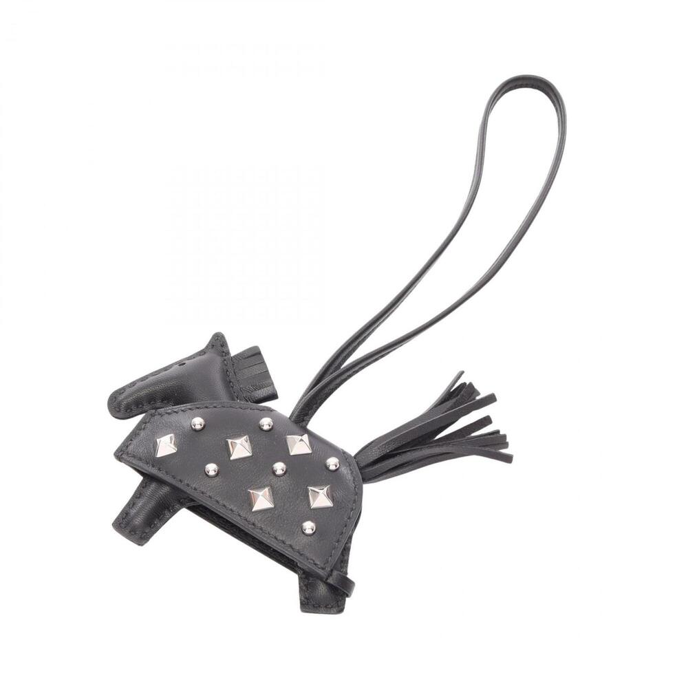 Hermes Rodeo PM Robeo Lock Keychain Accessory, Agneau Milo Veau Swift Leather...